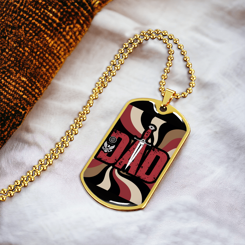 Father gift retirement personalized custom necklace fine jewelry