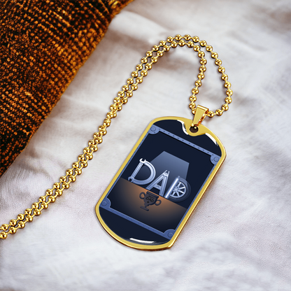 Father gift retirement custom personalized necklace fine jewelry