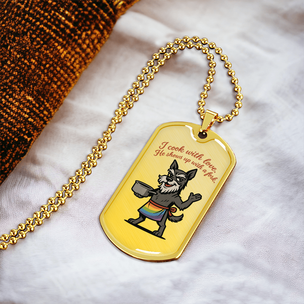 Pride Necklace Custom Name| Dog Tag Chain | Custom Dog Tag