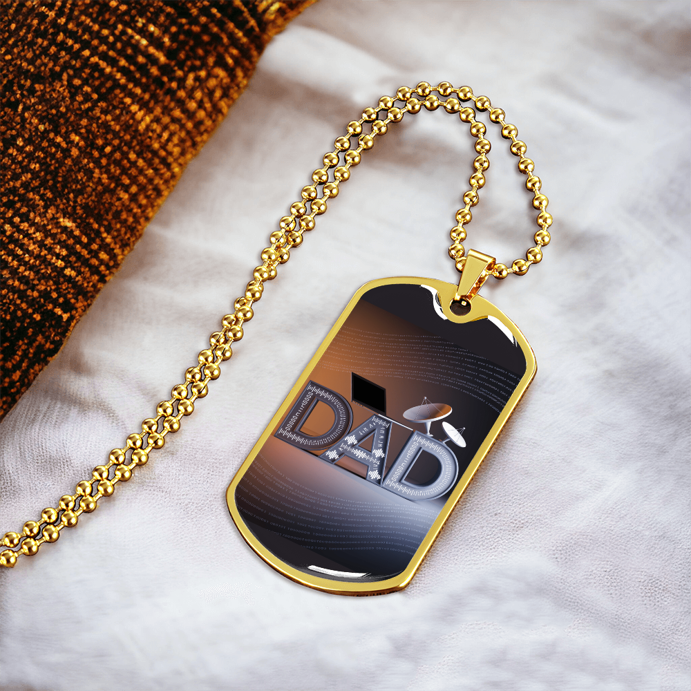 Father gift retirement custom personalized necklace fine jewelry