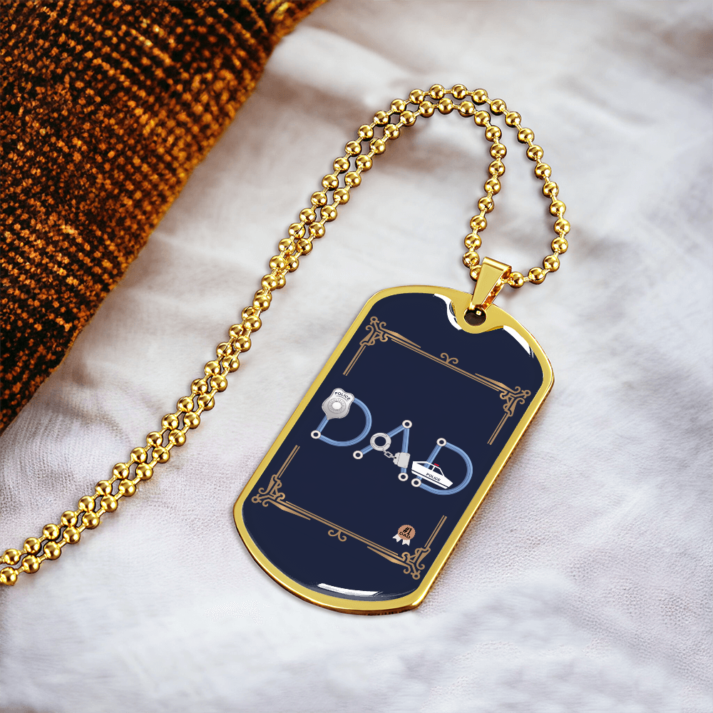 Father gift retirement personalized custom tag