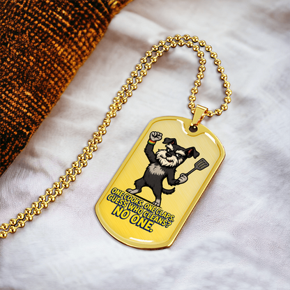 Pride Necklace Custom Name| Dog Tag Chain | Custom Dog Tag