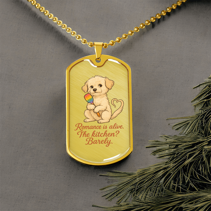Pride Necklace Custom Name| Dog Tag Chain | Custom Dog Tag