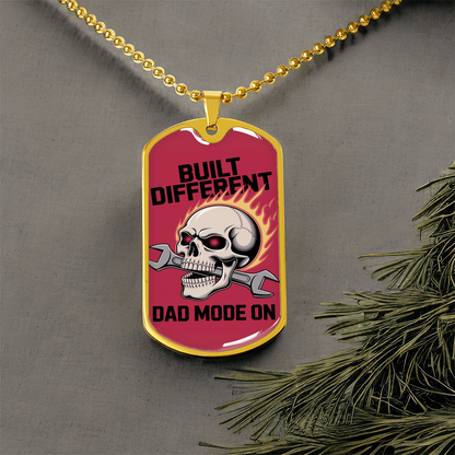 Father gift retirement personalized tag custom necklace fine jewelry