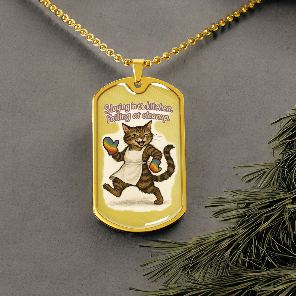 Pride Necklace Custom Name| Dog Tag Chain | Custom Dog Tag