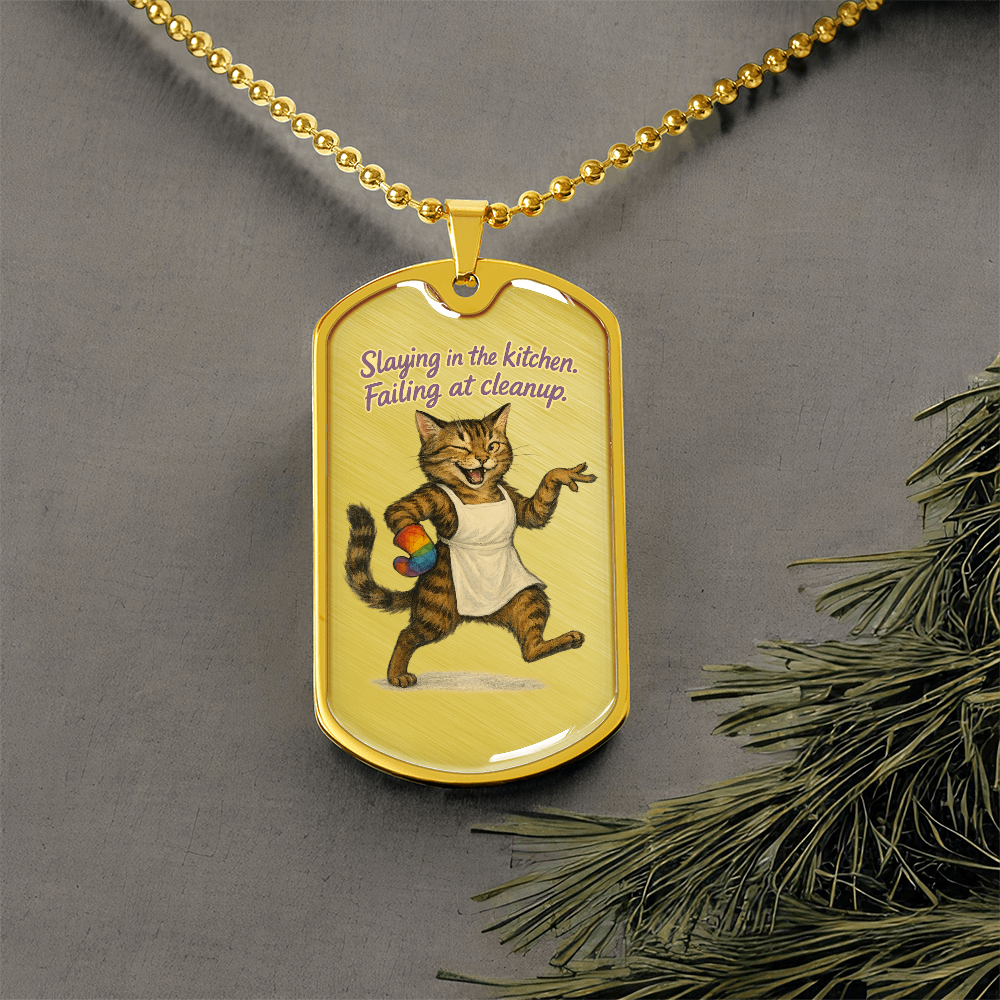 Pride Necklace Custom Name| Dog Tag Chain | Custom Dog Tag