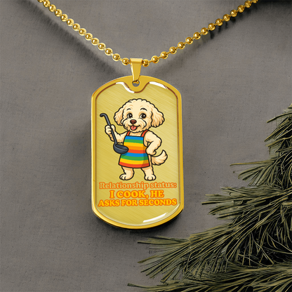 Pride Necklace Custom Name| Dog Tag Chain | Custom Dog Tag