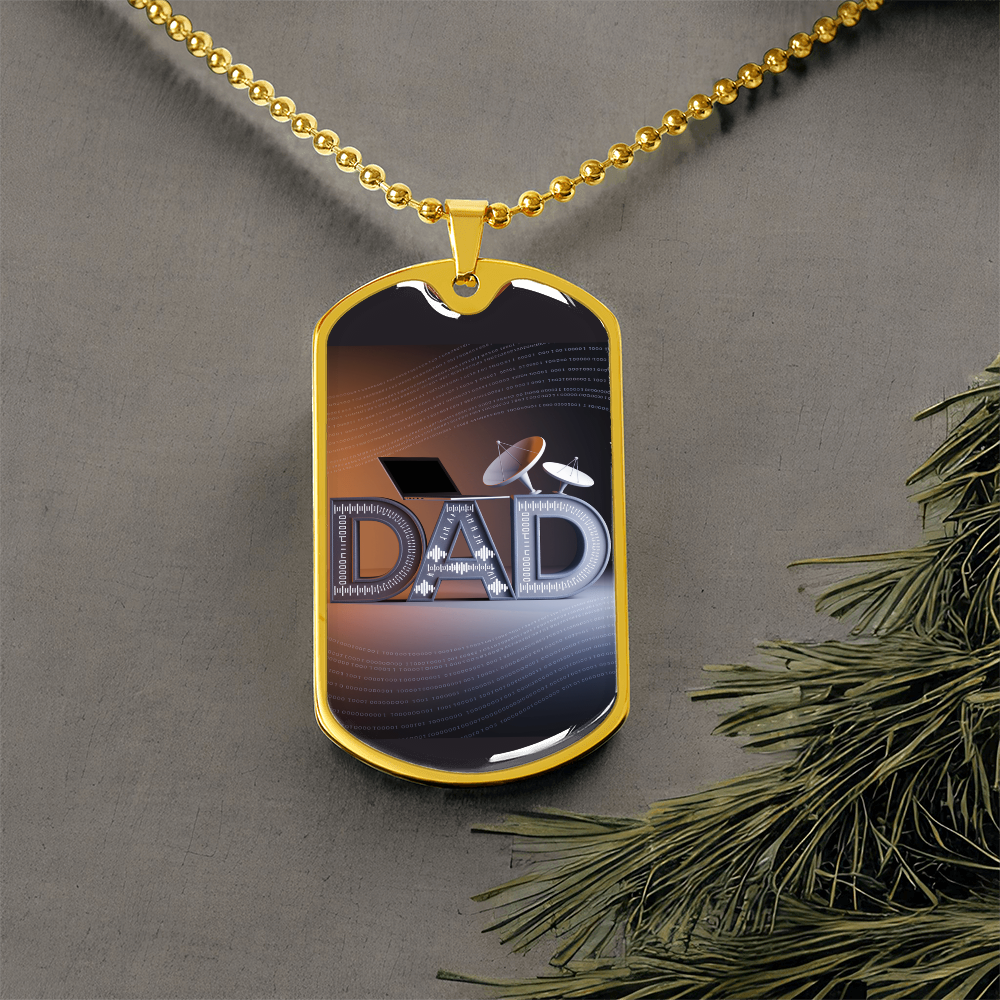 Father gift retirement custom personalized necklace fine jewelry