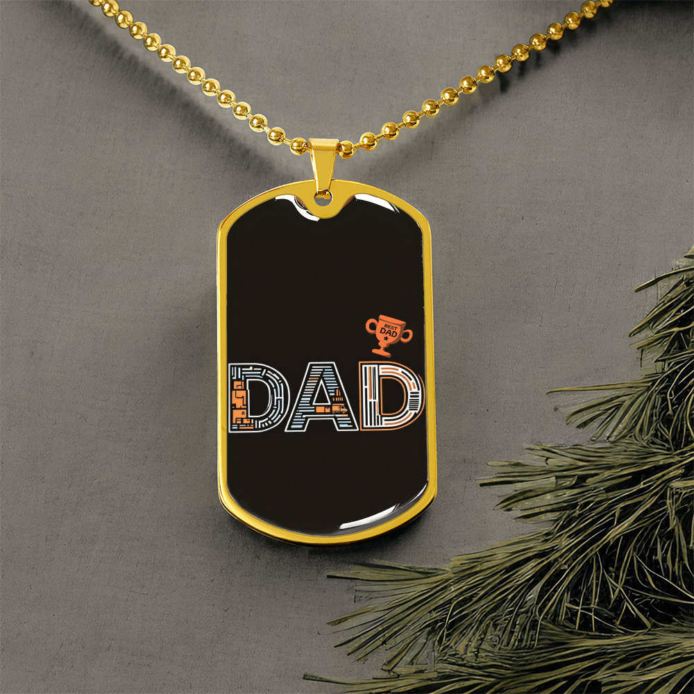 Father gift retirement personalized custom necklace fine jewelry