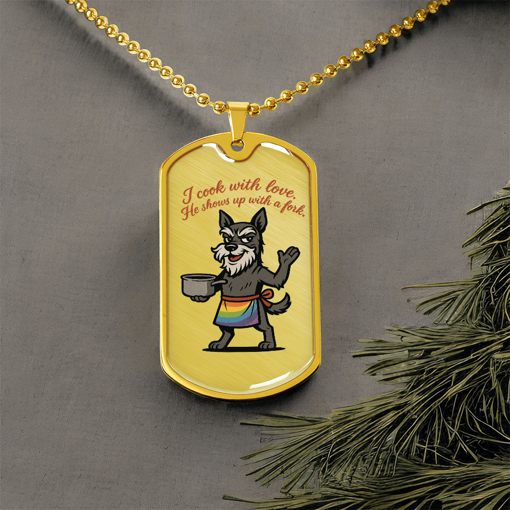 Pride Necklace Custom Name| Dog Tag Chain | Custom Dog Tag