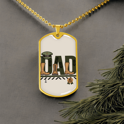 Father gift retirement personalized custom necklace fine jewelry