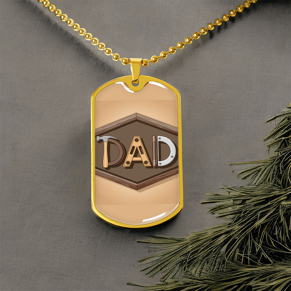 Father gift retirement personalized custom necklace fine jewelry