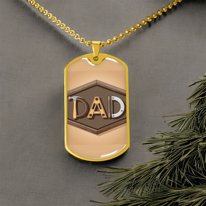 Father gift retirement personalized custom necklace fine jewelry