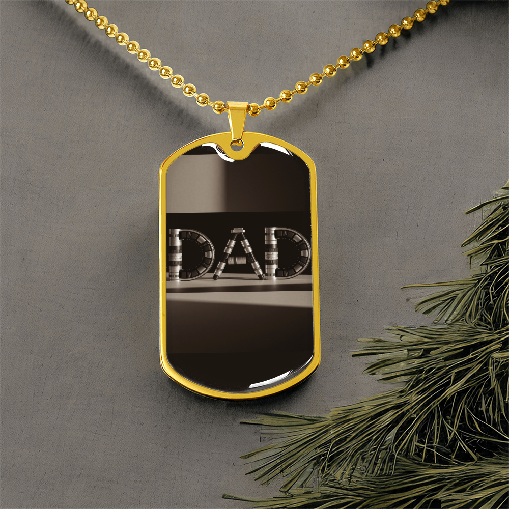 Father gift retirement personalized custom necklace fine jewelry