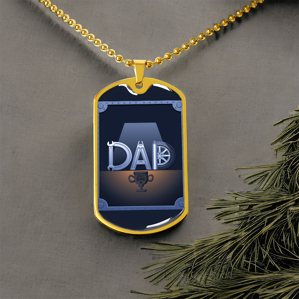 Father gift retirement custom personalized necklace fine jewelry