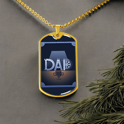 Father gift retirement custom personalized necklace fine jewelry