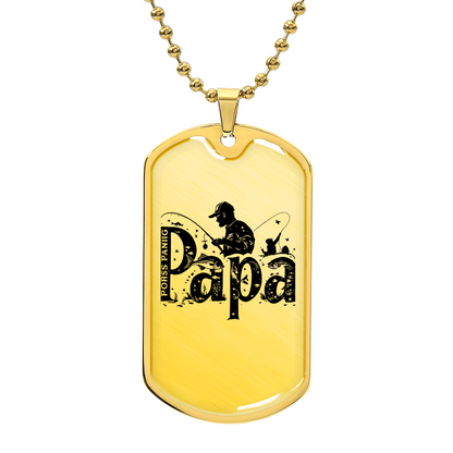 Gifts for Dad: Custom Engraved Men's Necklace