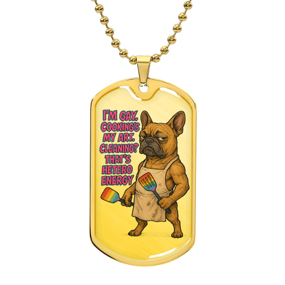 Pride Necklace Custom Name| Dog Tag Chain | Custom Dog Tag