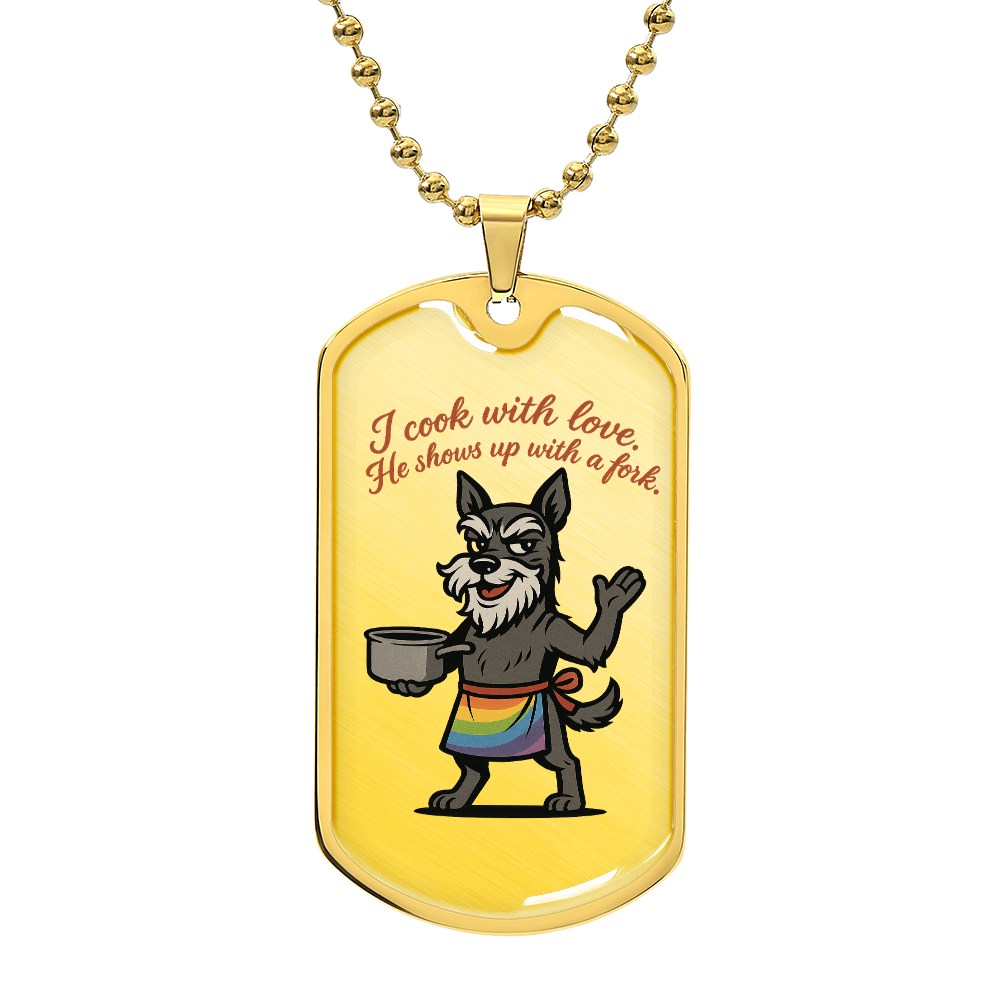 Pride Necklace Custom Name| Dog Tag Chain | Custom Dog Tag