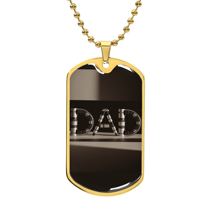 Father gift retirement personalized custom necklace fine jewelry