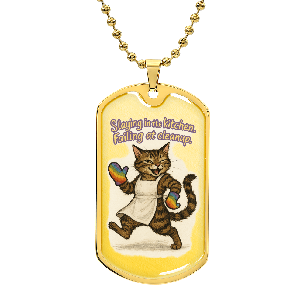 Pride Necklace Custom Name| Dog Tag Chain | Custom Dog Tag