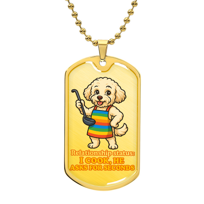 Pride Necklace Custom Name| Dog Tag Chain | Custom Dog Tag