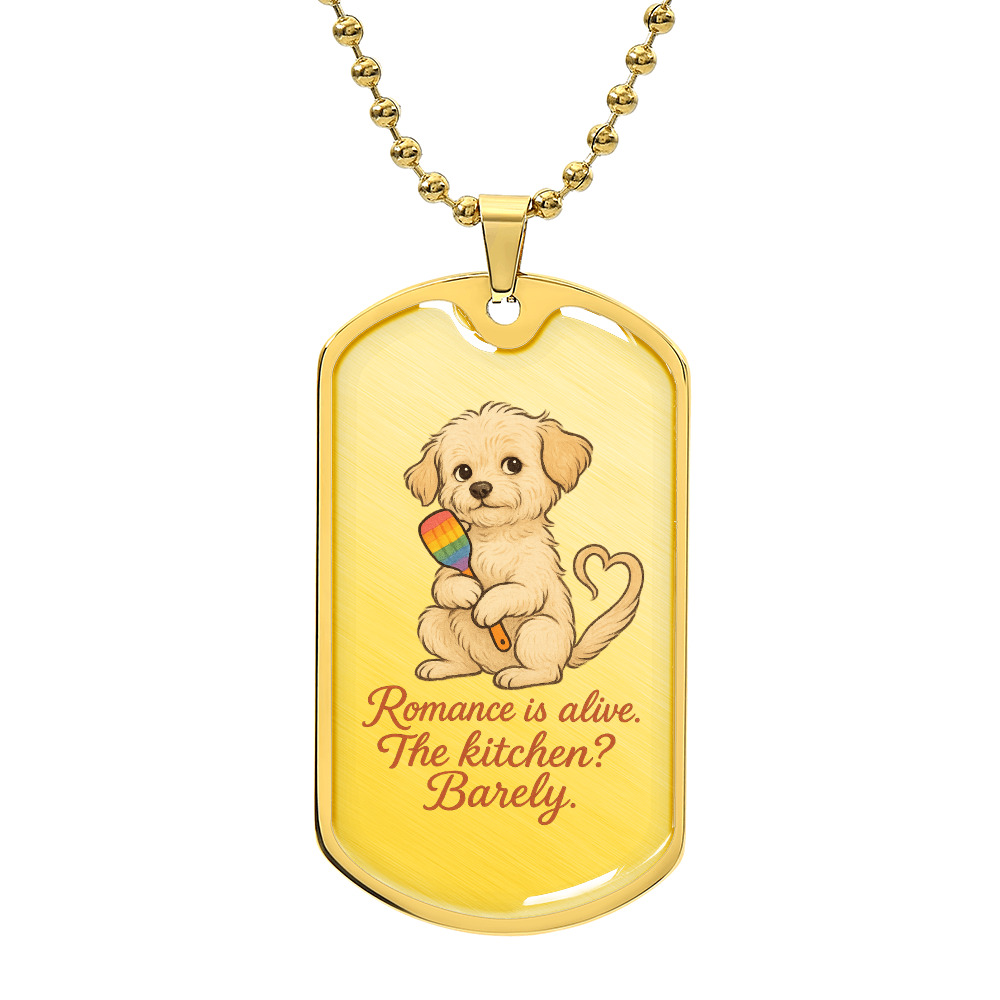 Pride Necklace Custom Name| Dog Tag Chain | Custom Dog Tag