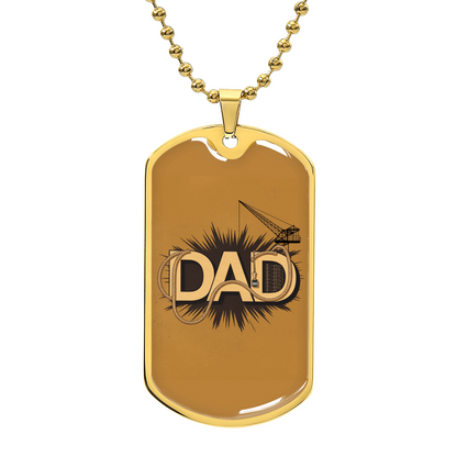 Dad gift retirement personalized coustum necklace