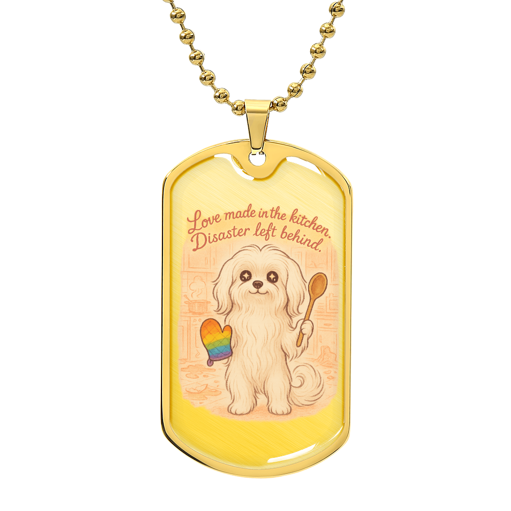 Pride Necklace Custom Name| Dog Tag Chain | Custom Dog Tag