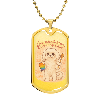 Pride Necklace Custom Name| Dog Tag Chain | Custom Dog Tag