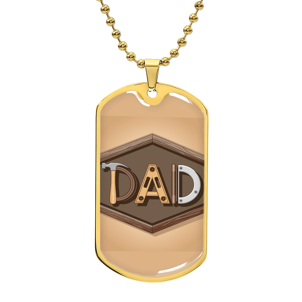 Father gift retirement personalized custom necklace fine jewelry