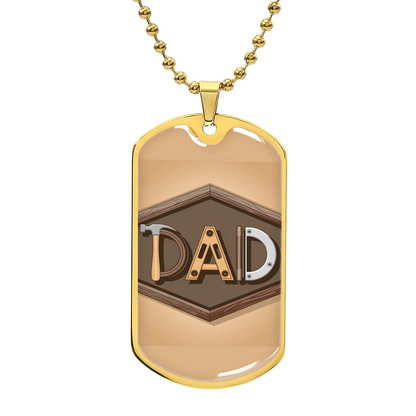 Father gift retirement personalized custom necklace fine jewelry