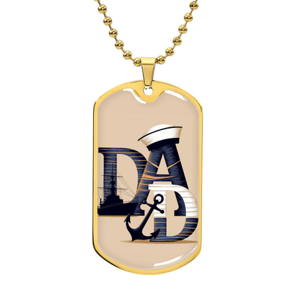 Father gift retirement personalized custom necklace fine jewelry