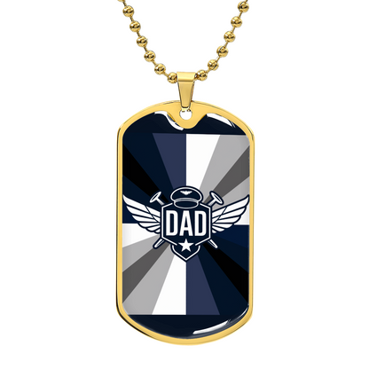Father gift retirement personalized custom necklace fine jewelry