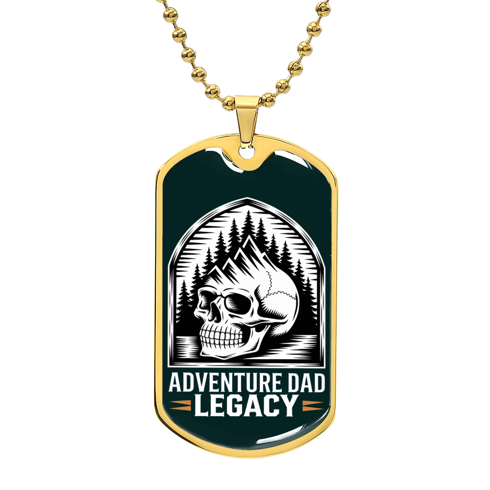 Father gift retirement personalized custom necklace tag