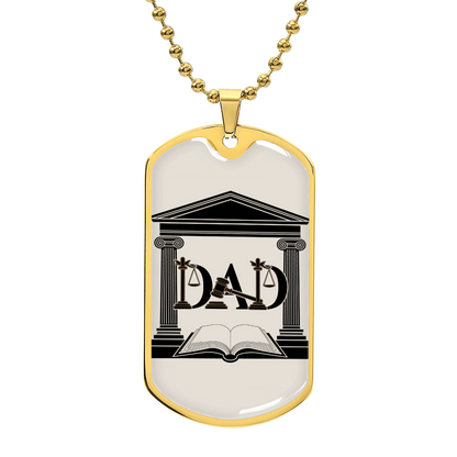 Father gift retirement personalized custom necklace fine jewelry