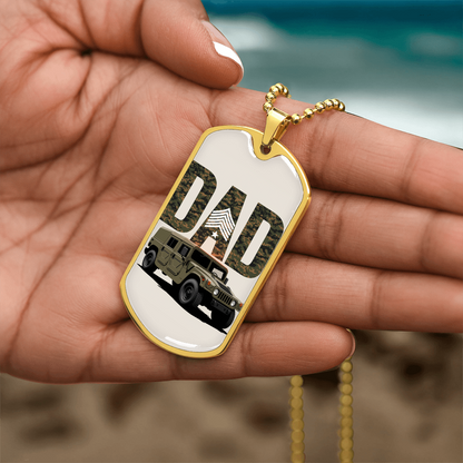 Father gift retirement custom personalized necklace fine jewelry