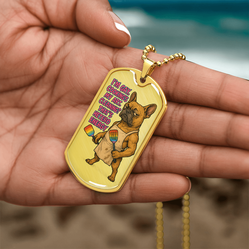 Pride Necklace Custom Name| Dog Tag Chain | Custom Dog Tag