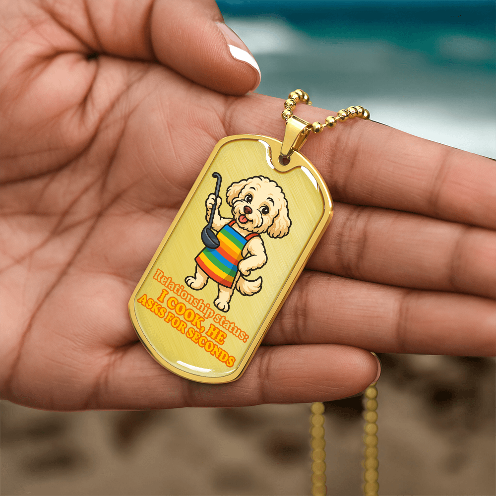 Pride Necklace Custom Name| Dog Tag Chain | Custom Dog Tag