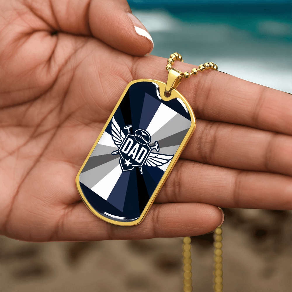 Father gift retirement personalized custom necklace fine jewelry