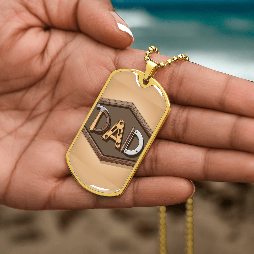 Father gift retirement personalized custom necklace fine jewelry