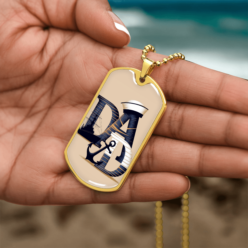 Father gift retirement personalized custom necklace fine jewelry