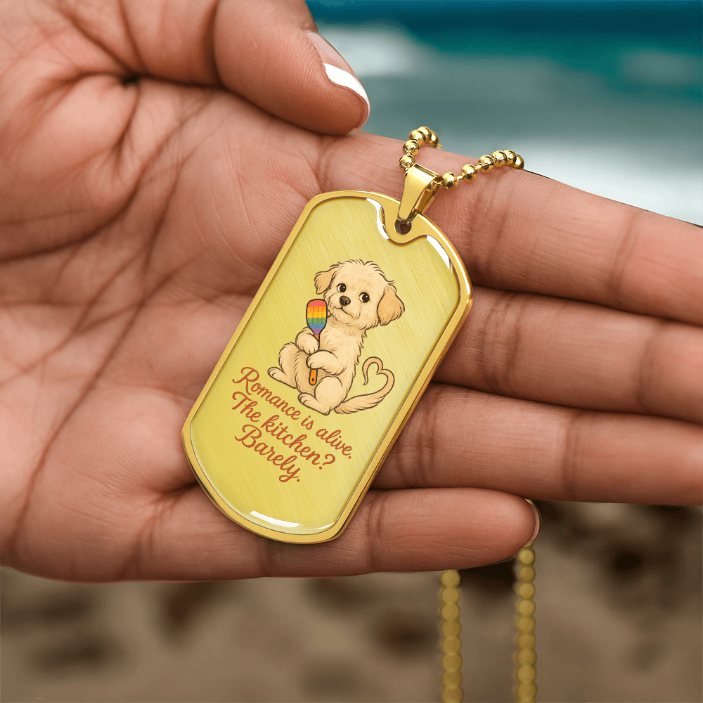 Pride Necklace Custom Name| Dog Tag Chain | Custom Dog Tag