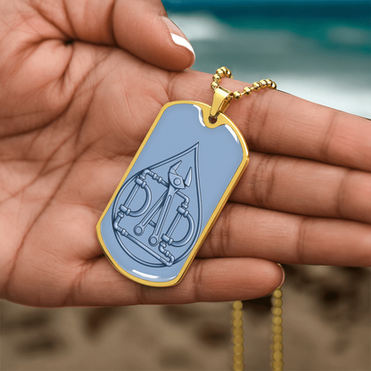 Father gift retirement personalized custom necklace fine jewelry