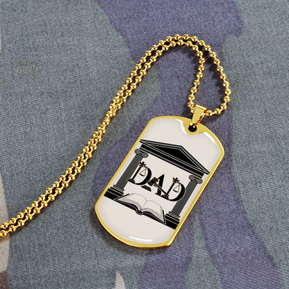 Father gift retirement personalized custom necklace fine jewelry