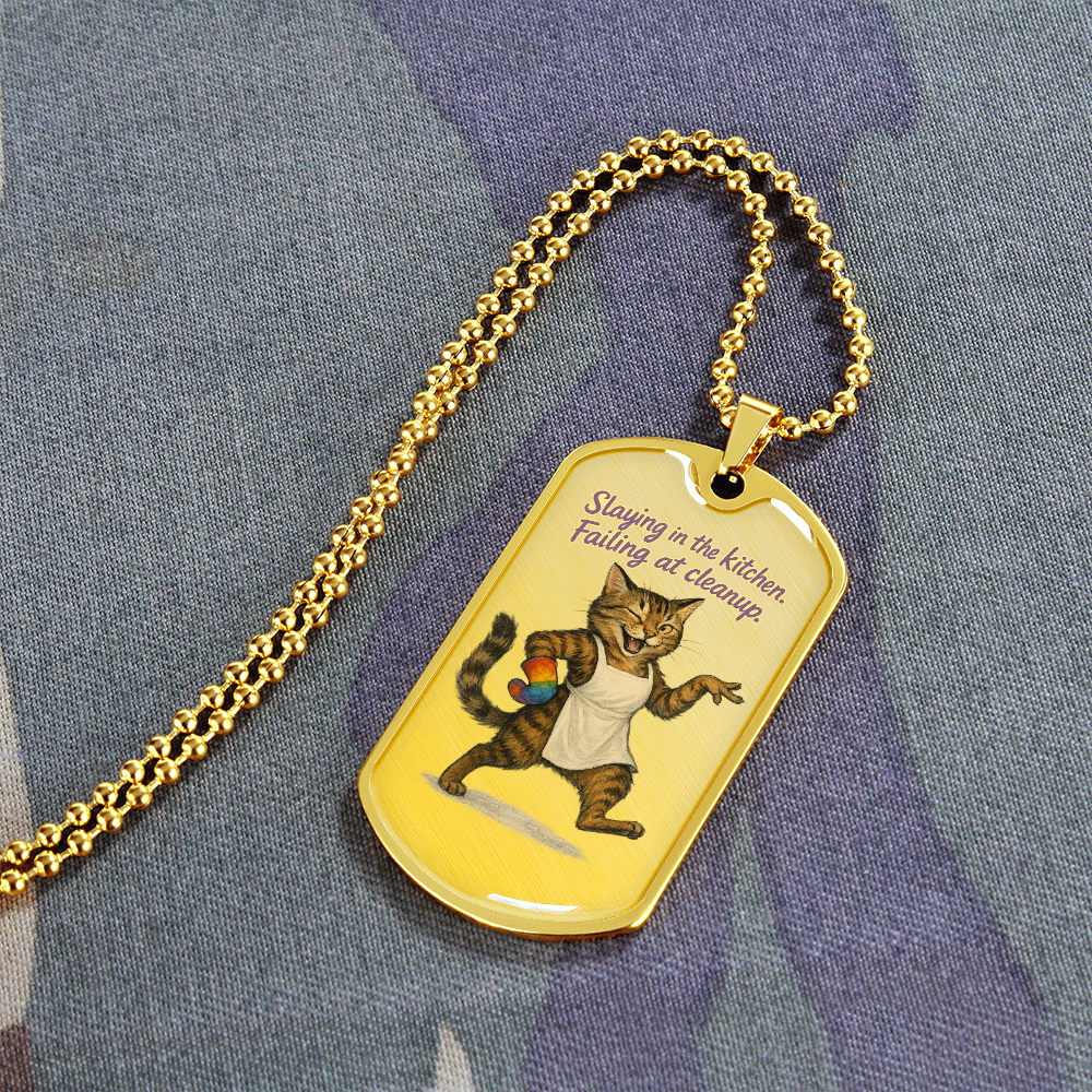 Pride Necklace Custom Name| Dog Tag Chain | Custom Dog Tag