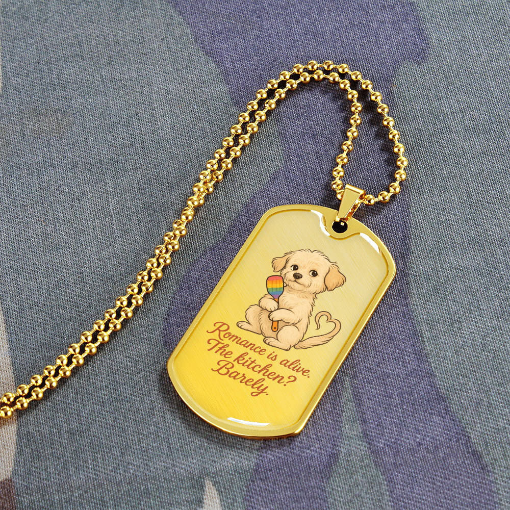 Pride Necklace Custom Name| Dog Tag Chain | Custom Dog Tag