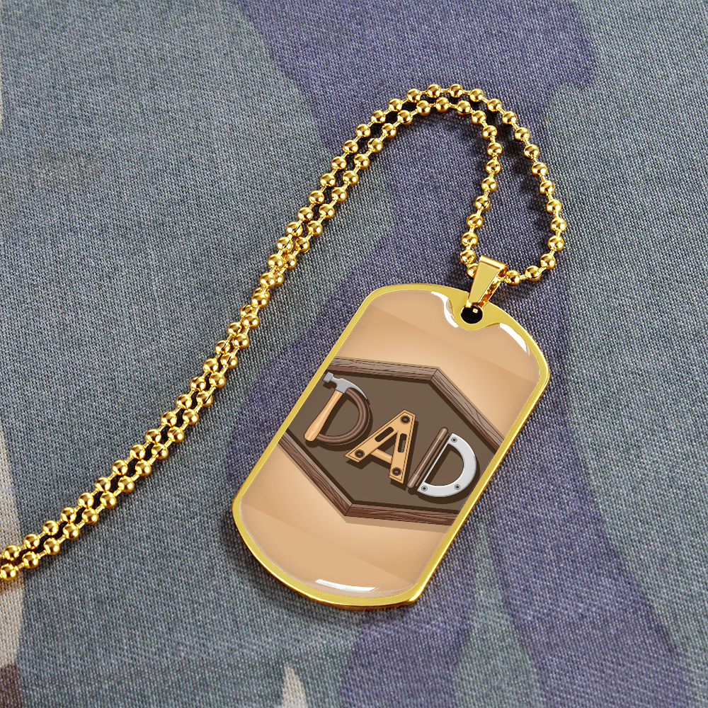 Father gift retirement personalized custom necklace fine jewelry