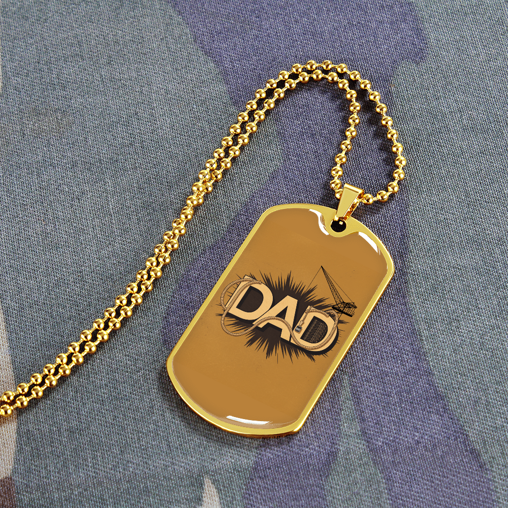 Dad gift retirement personalized coustum necklace
