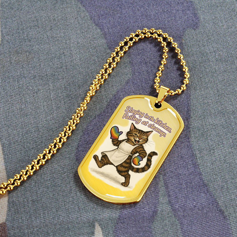 Pride Necklace Custom Name| Dog Tag Chain | Custom Dog Tag